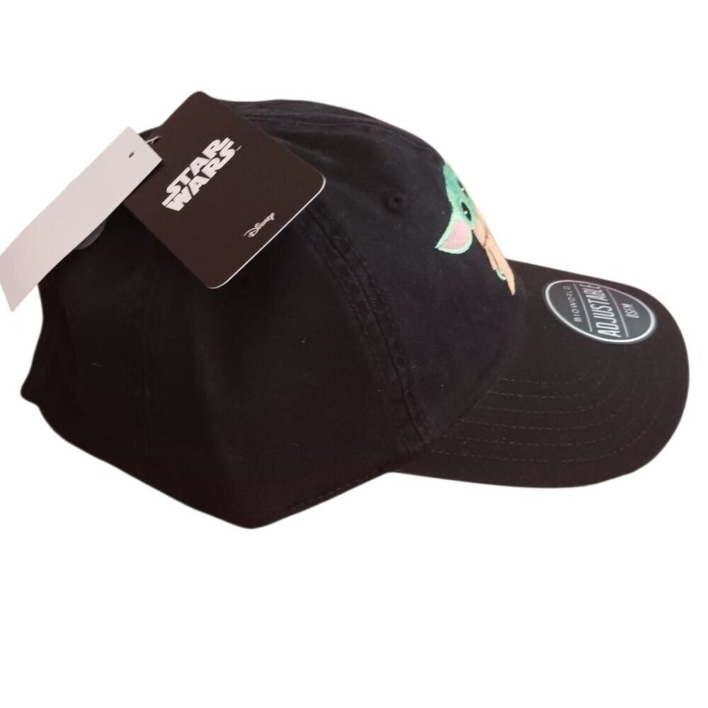 Star Wars Baby Yoda Adjustable Baseball Cap Unisex Black One Size - Picture 8 of 12